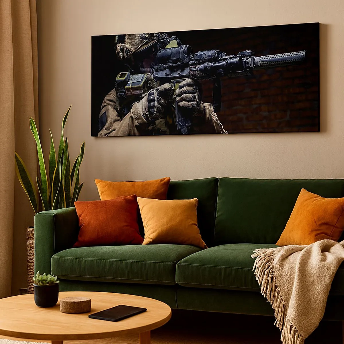 Canvas picture - Deadly Effective - 100x40 cm