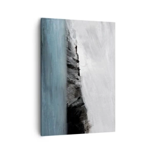 Canvas picture - Water-Earth: Clash of Elements - 50x70 cm