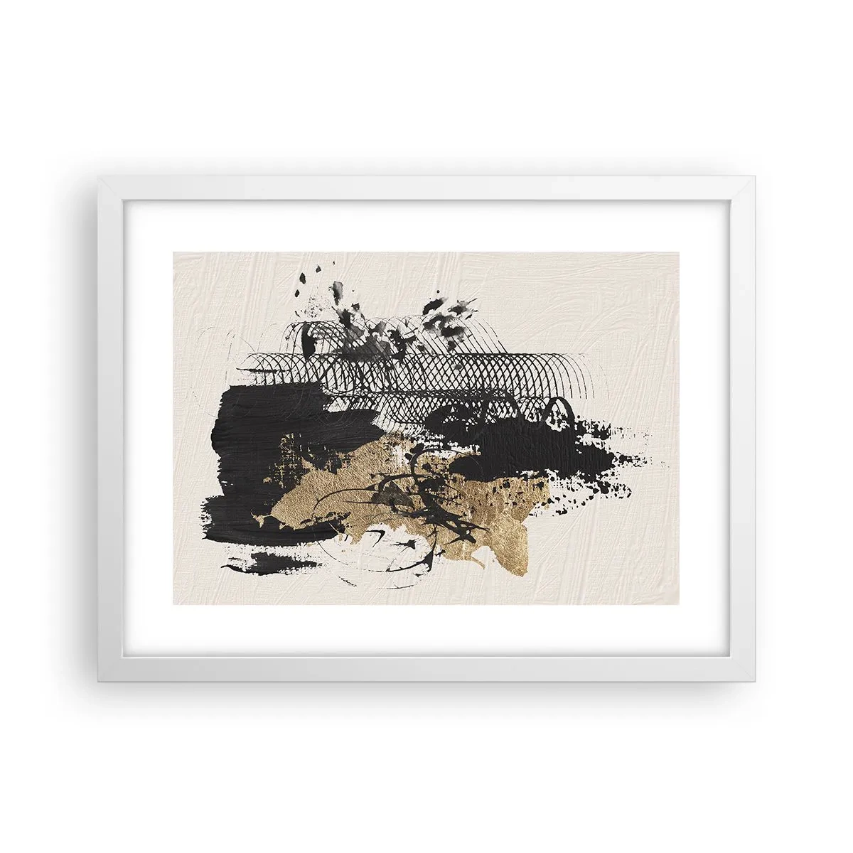 Poster in white frmae - Composition With Passion - 40x30 cm