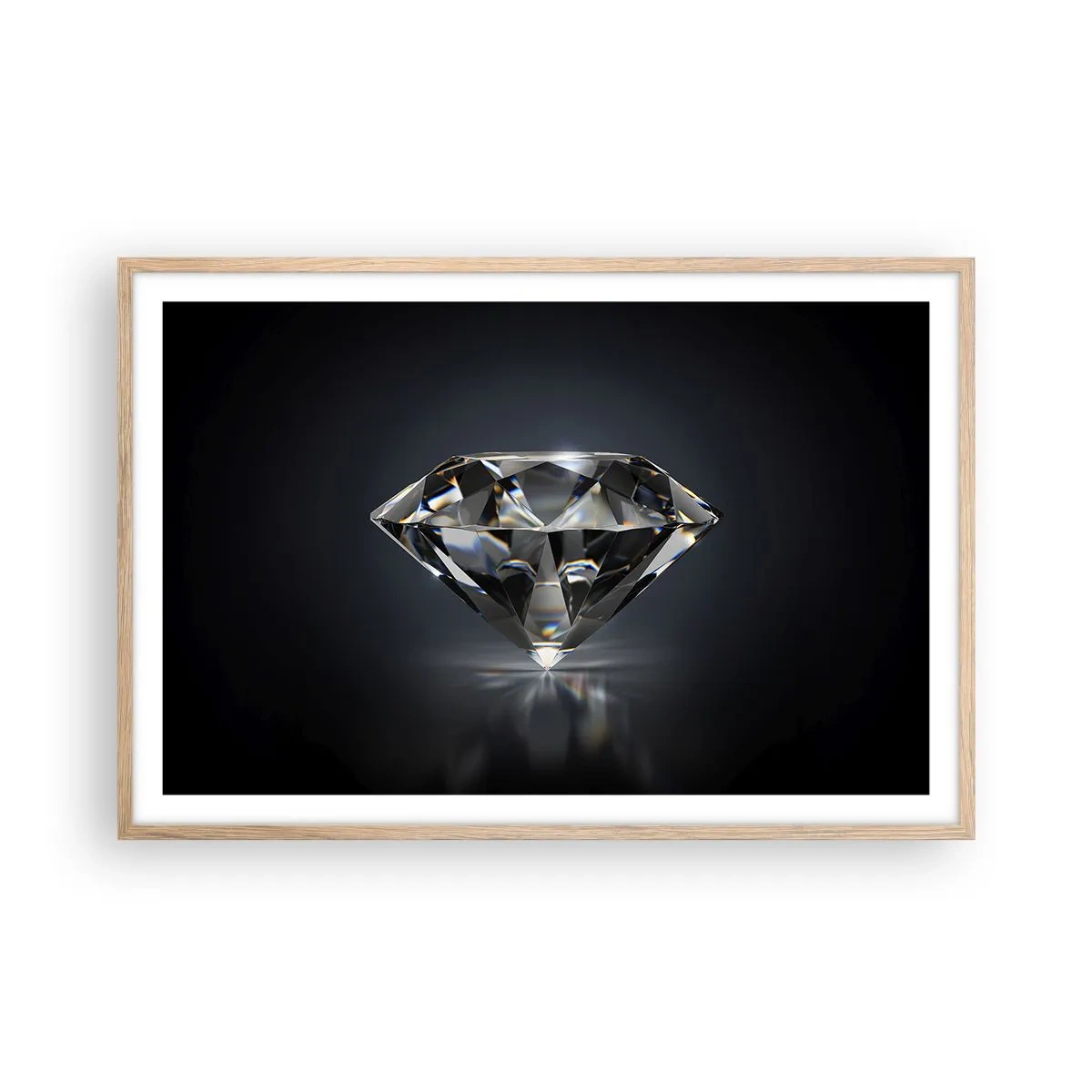 Poster in light oak frame - Girls' Best Friend - 91x61 cm