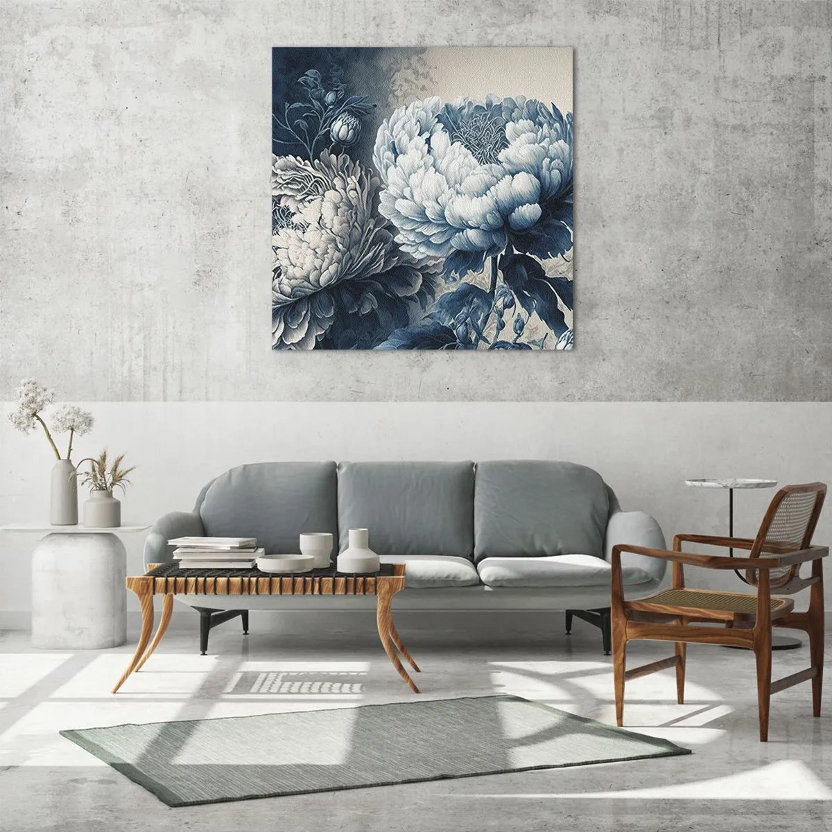 Glass picture - Matched Couple - 40x40 cm