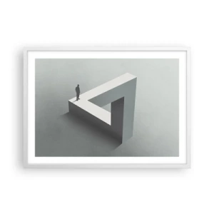 Poster in white frmae - And Yet It Is Possible - 70x50 cm
