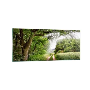 Glass picture - Et in Arcadia Ego - 120x50 cm