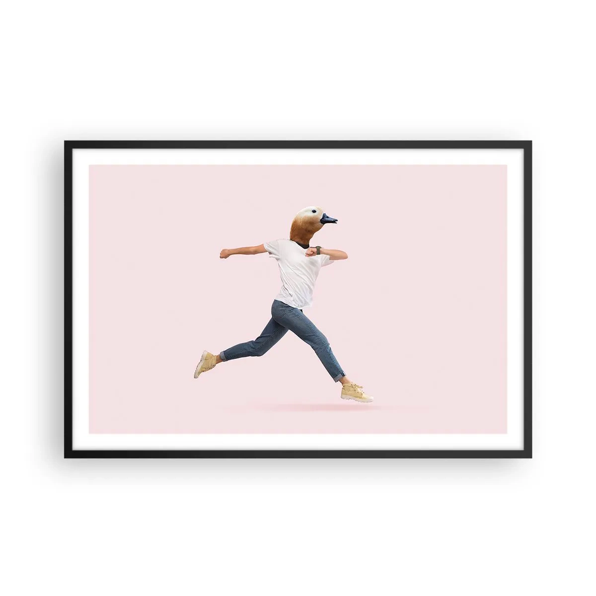 Poster in black frame - Pinch of Absurd - 91x61 cm