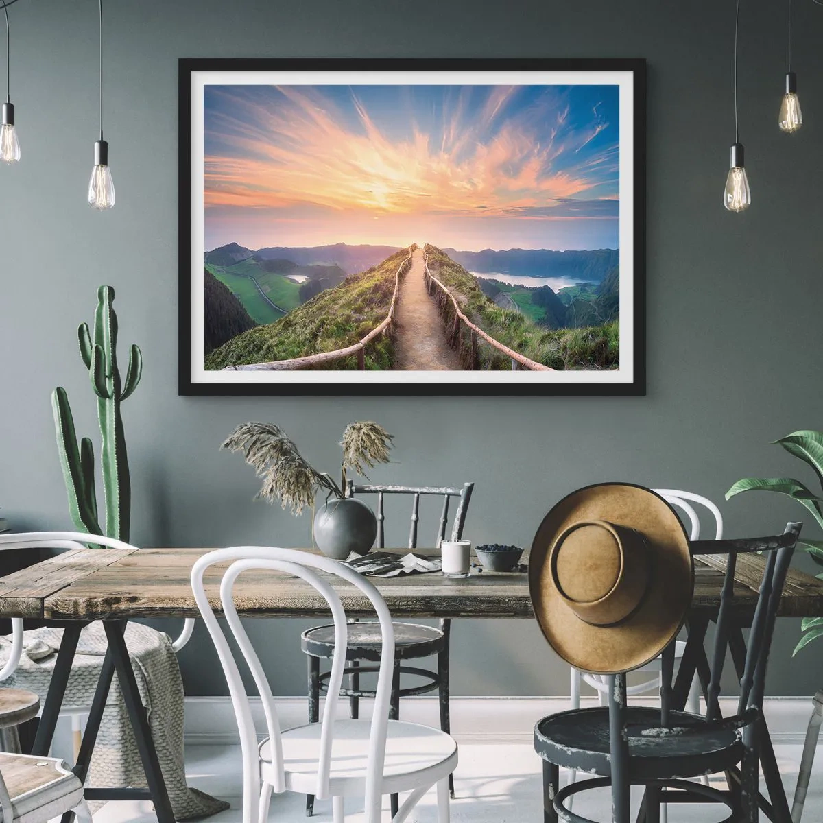 Poster in black frame - Close to Heaven - 100x70 cm