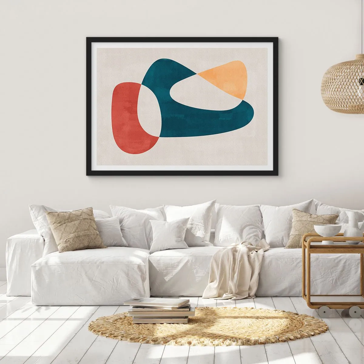 Poster in black frame - Influences and Metamorphoses - 91x61 cm