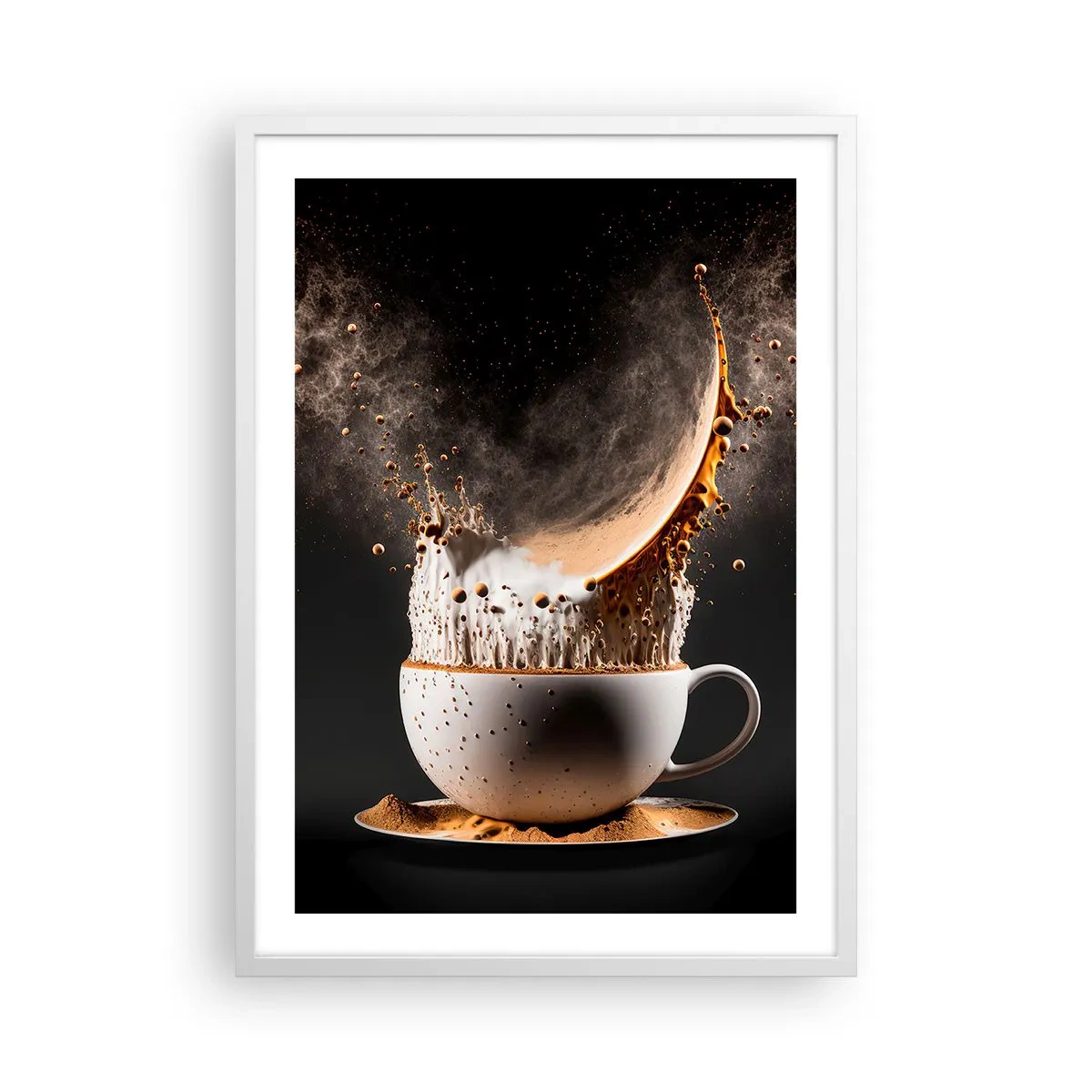 Poster in white frmae - Explosion of Flavour - 50x70 cm