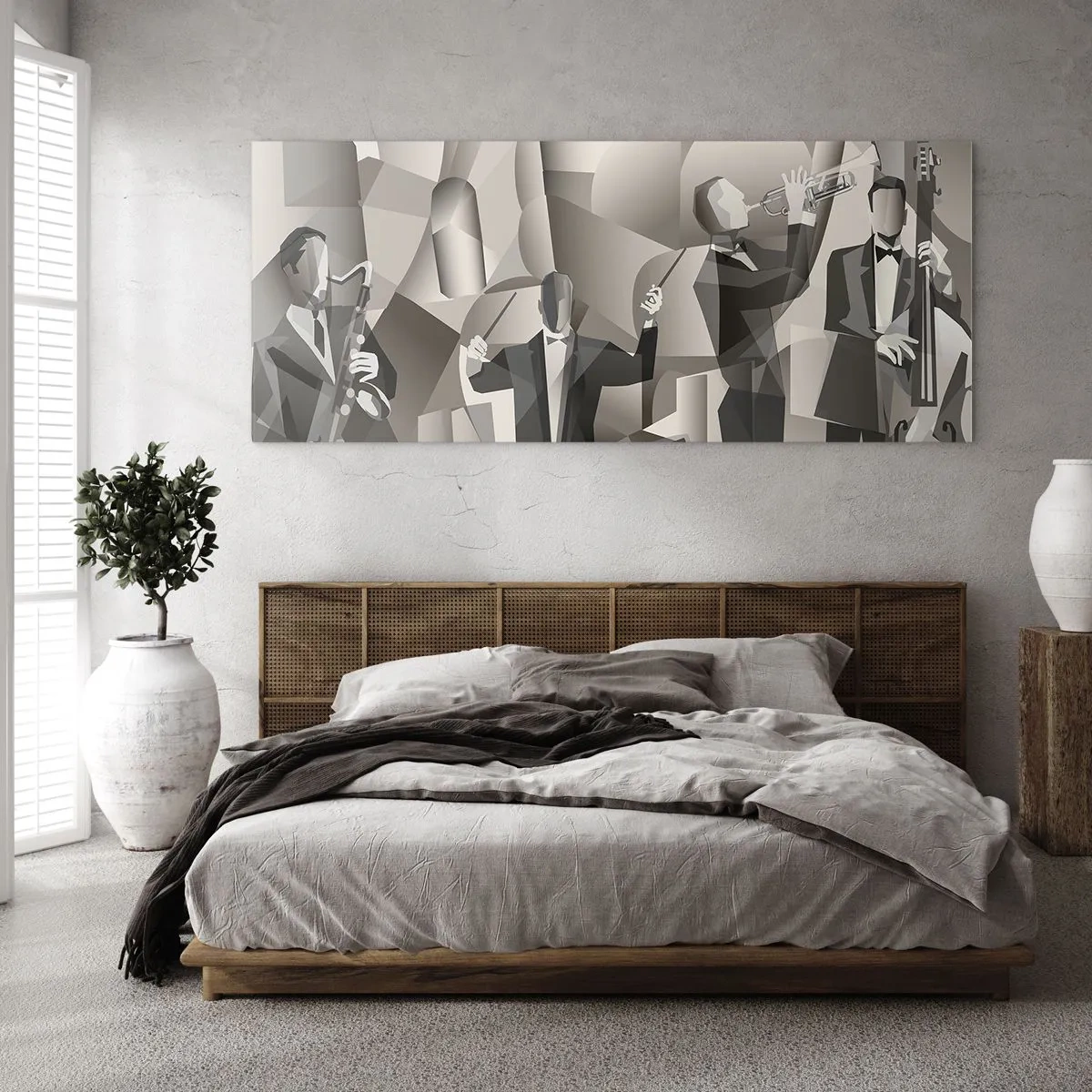 Glass picture - In the Space of Sounds - 140x50 cm