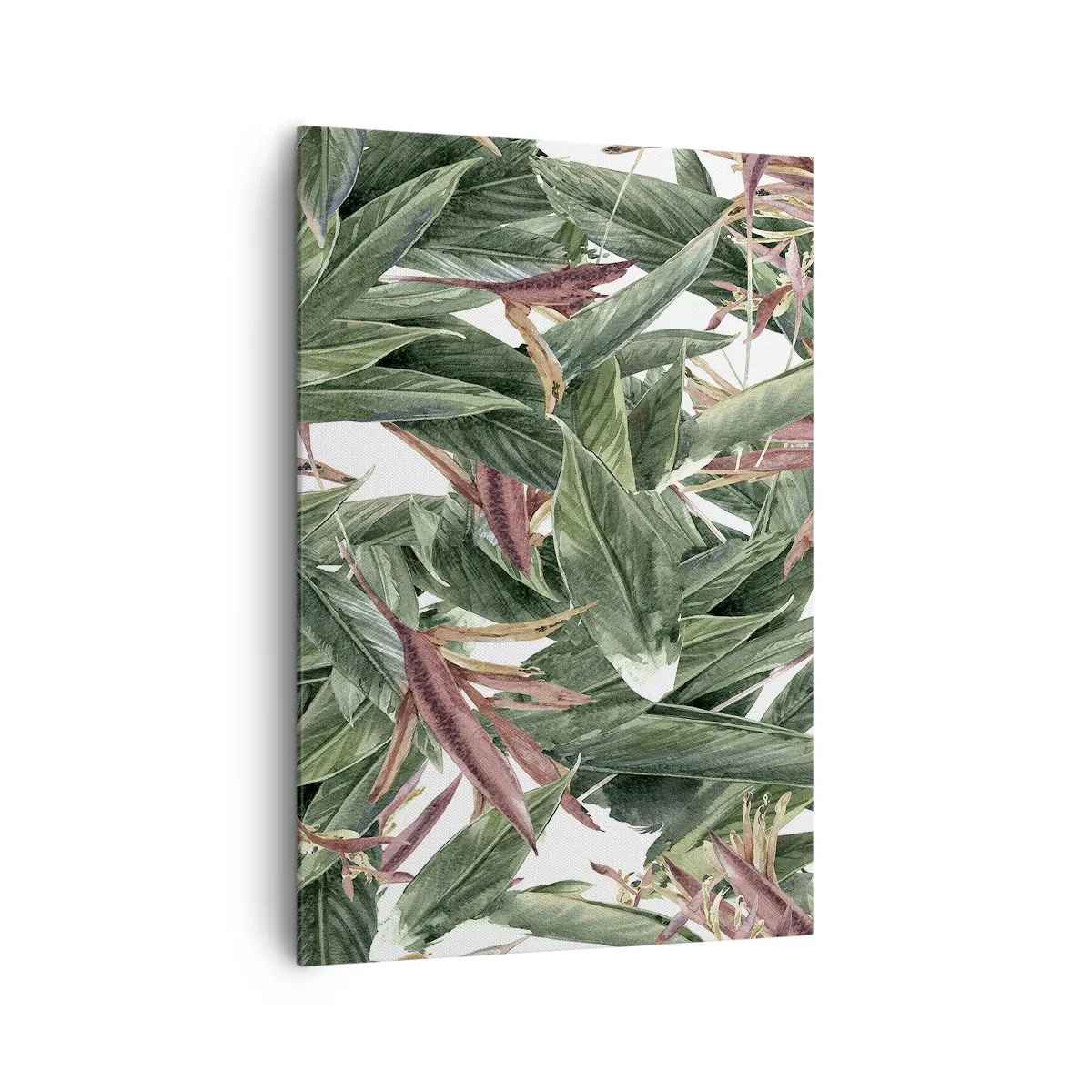 Canvas picture - Emerald and Lilac Thicket - 70x100 cm