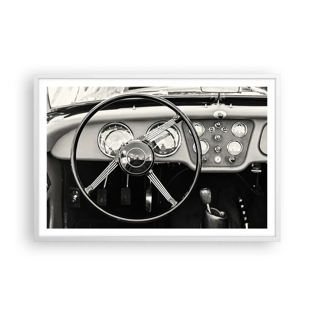 Poster in white frmae - Collector's Dream - 91x61 cm