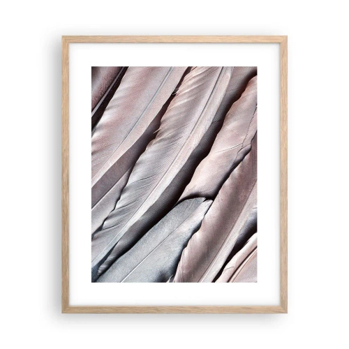Poster in light oak frame - In Pink Silverness - 40x50 cm