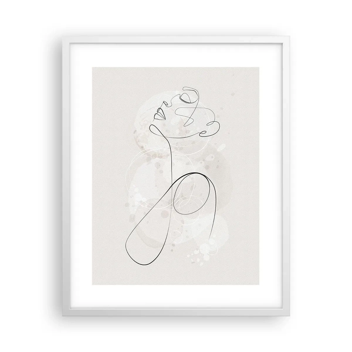 Poster in white frmae - Spiral of Beauty - 40x50 cm