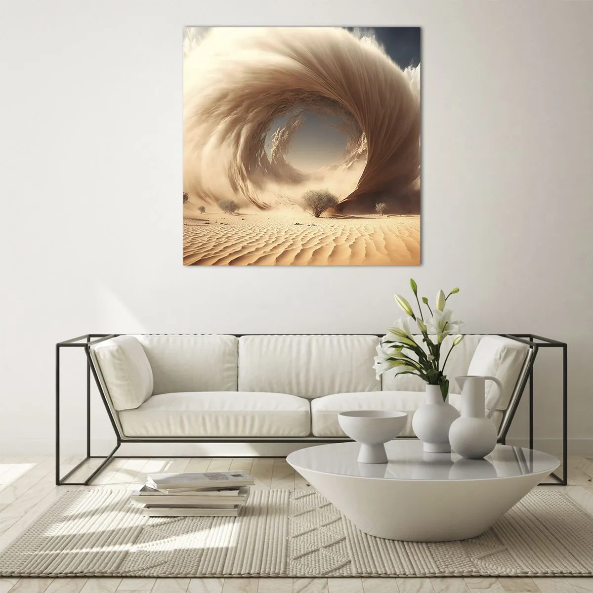 Glass picture - Open Portal - 30x30 cm