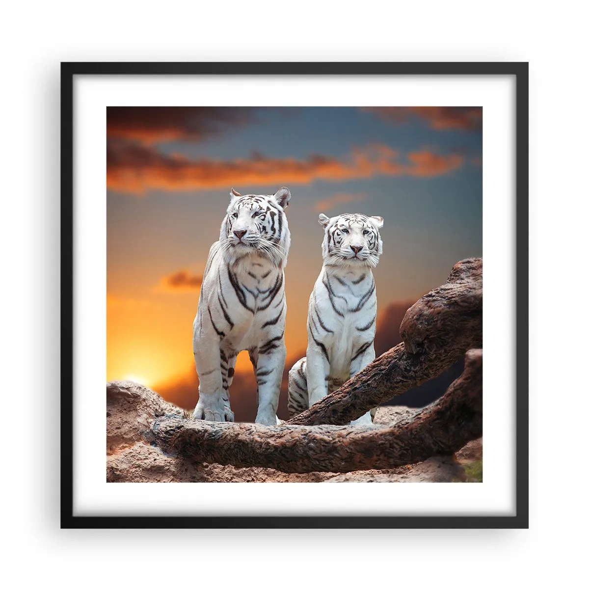 Poster in black frame - Just Like in Narnia - 50x50 cm