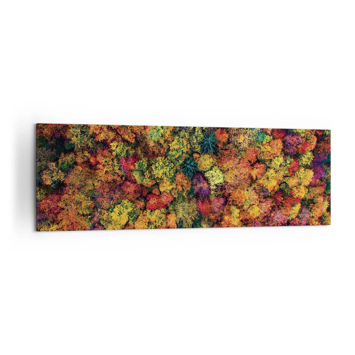 Canvas picture - Bouquet of Autumn Flowers - 160x50 cm