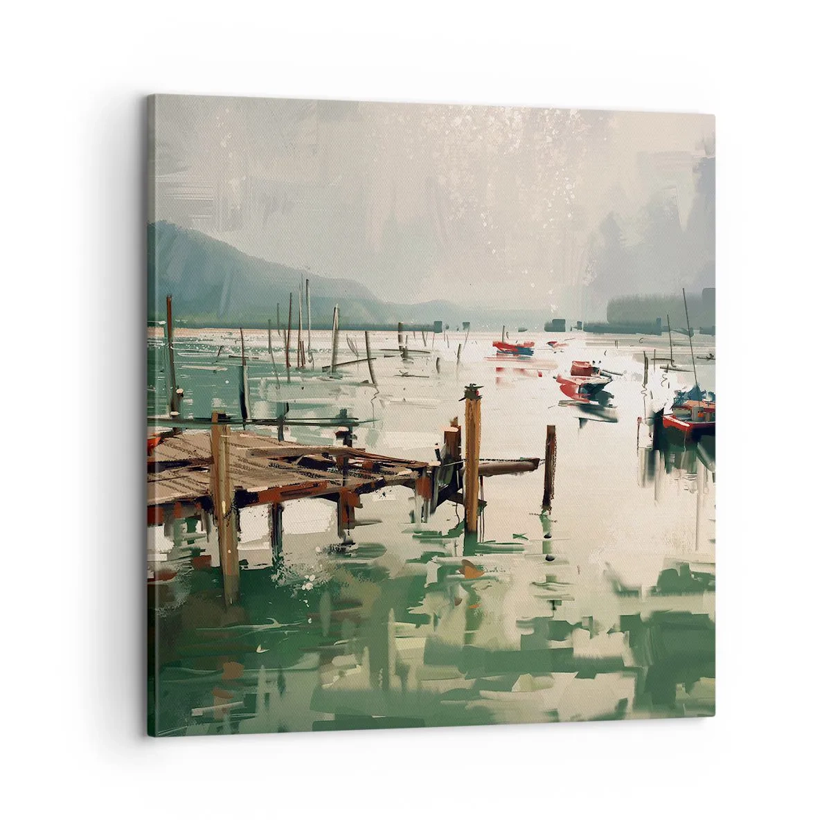 Canvas picture - Coated in Melted Moon - 60x60 cm