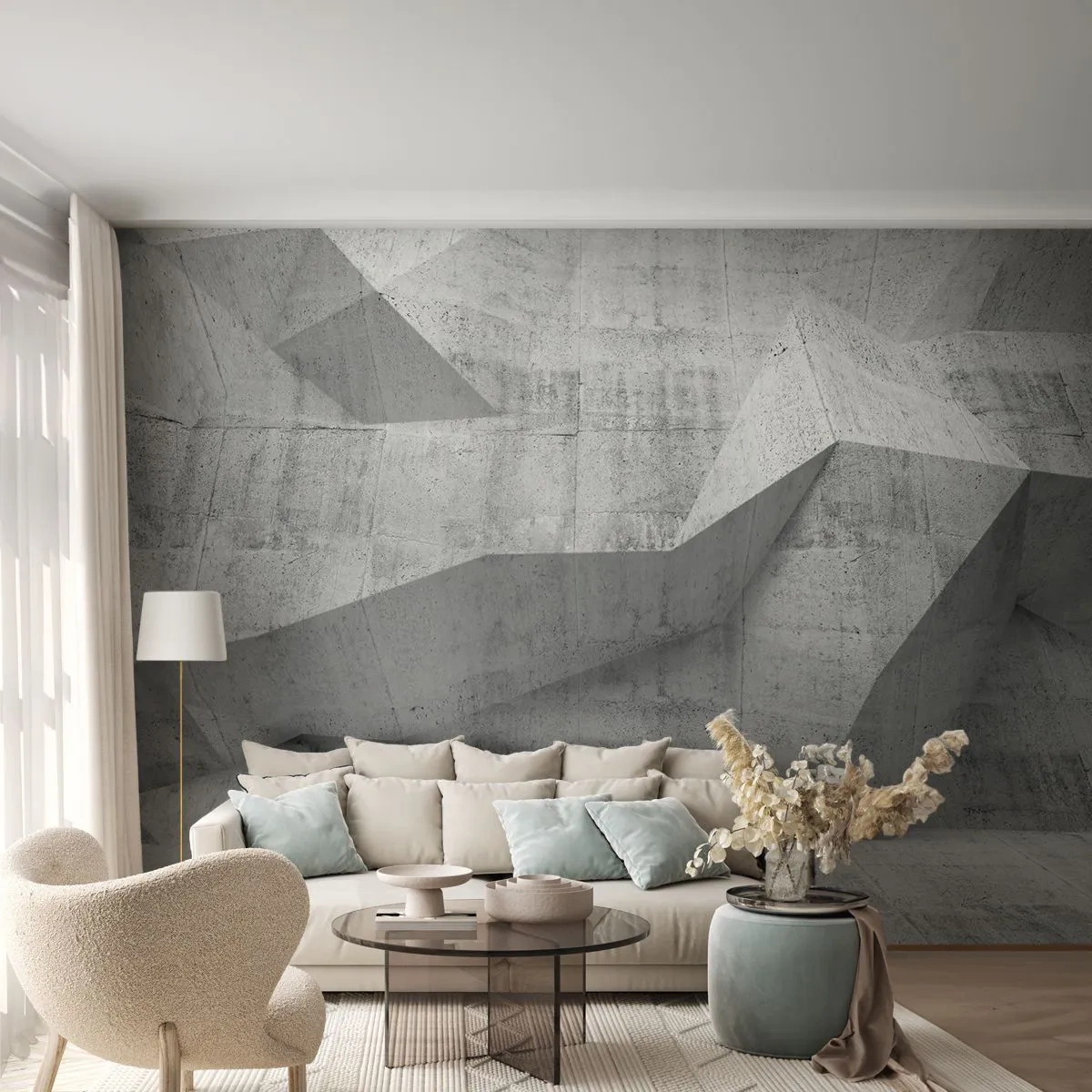 Photo Wallpaper Premium Canvas - Real Challenge - Abstraction, Piece, 3D - 350x256 cm