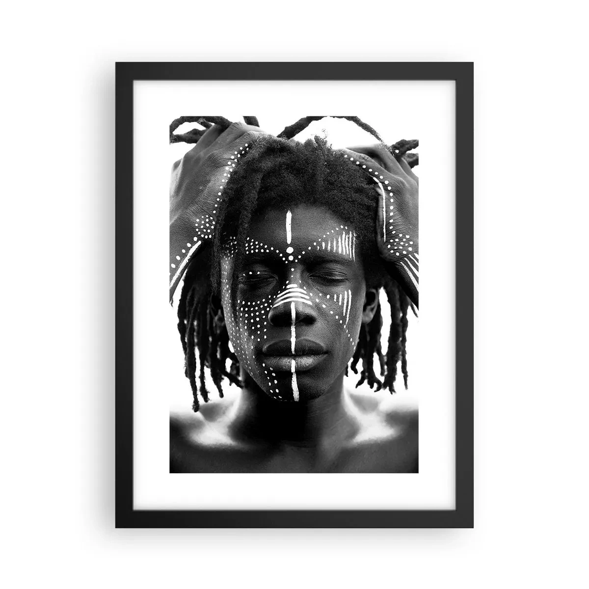 Poster in black frame - Where Are You? - 30x40 cm