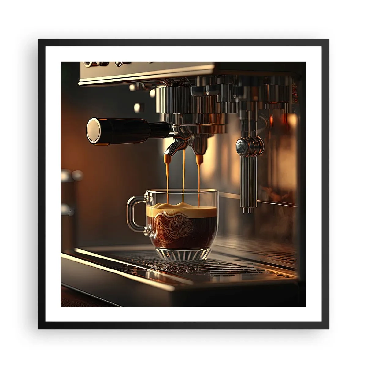 Poster in black frame - Sensual Mixture - 60x60 cm