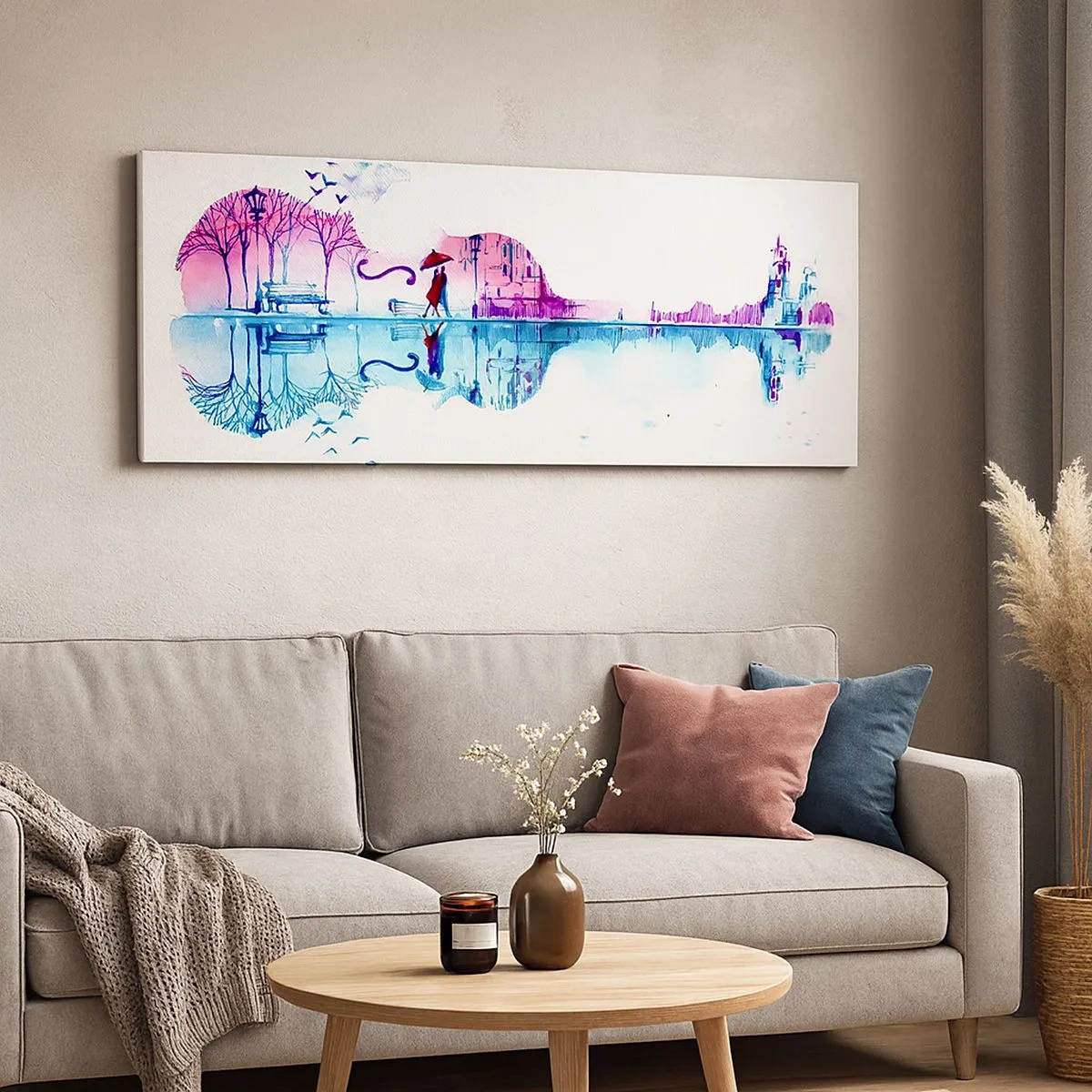 Canvas picture - I Will Bring Canticles of Rain - 100x40 cm