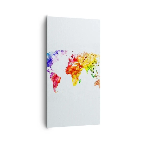 Canvas picture - All Colours of Light - 65x120 cm