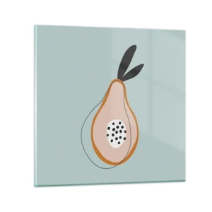 Glass picture - Penetrating the Nature of Things - 40x40 cm