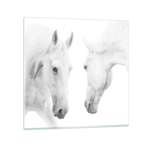 Glass picture - Is this friendship…? - 70x70 cm