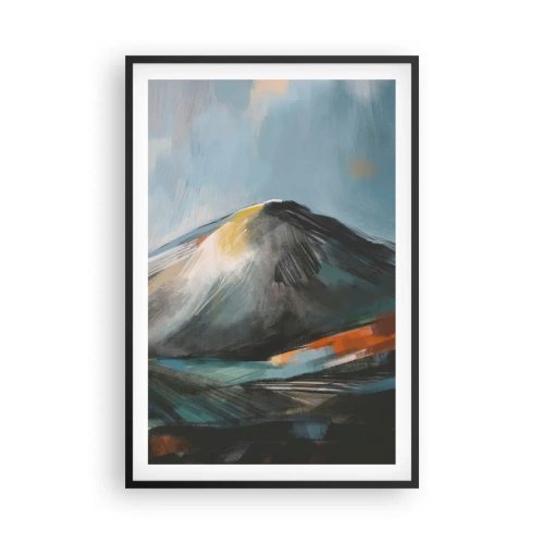 Poster in black frame - Raw and Beautiful - 61x91 cm