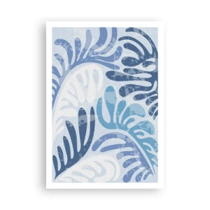 Poster - Blue Ferns - 70x100 cm
