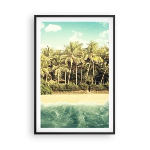 Poster in black frame - How about Here? - 61x91 cm