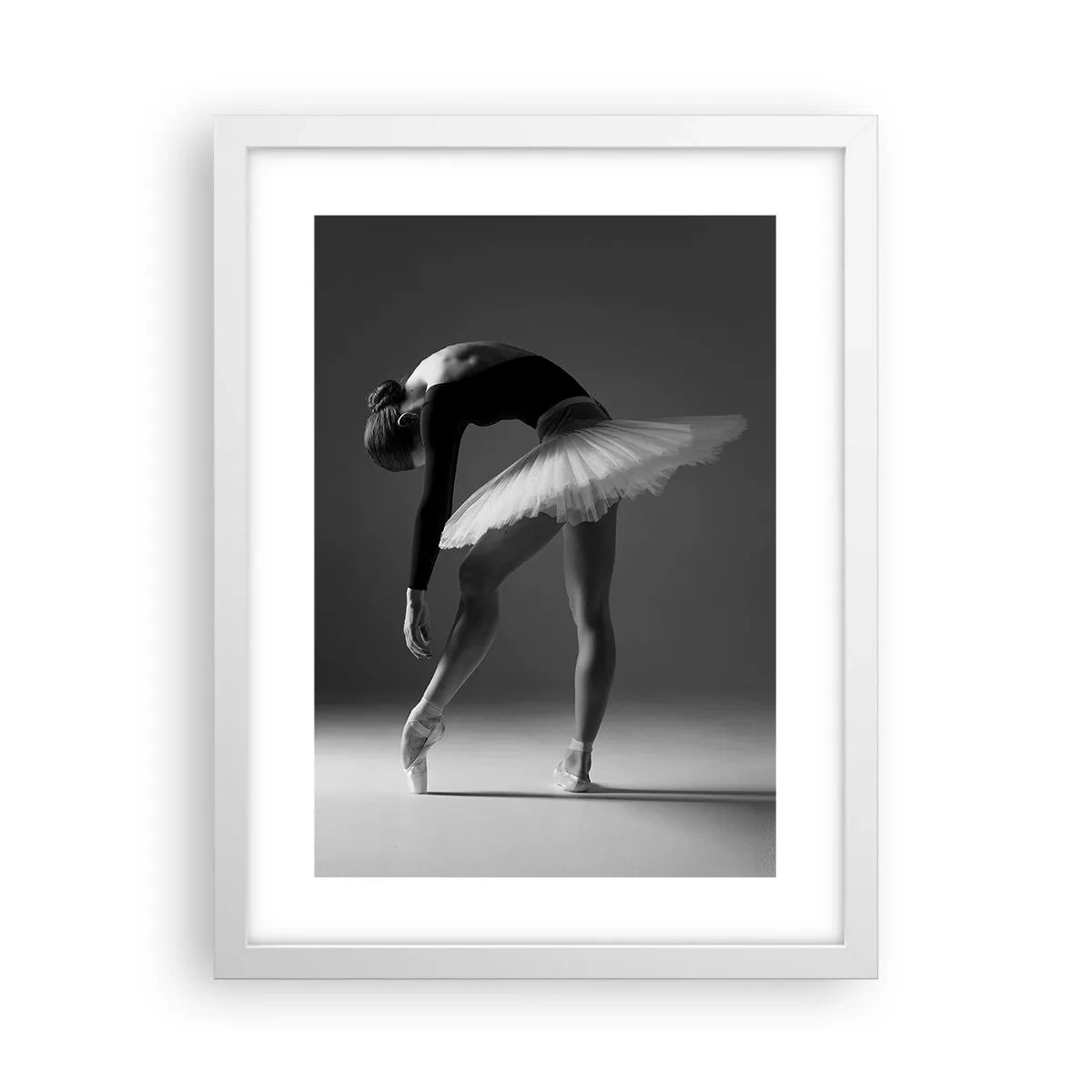 Poster in white frmae - Belle Ballet Dancer - 30x40 cm