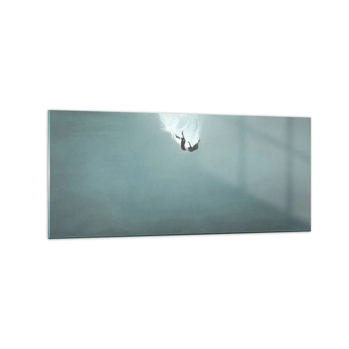 Glass picture - In the Arms of the Ocean - 120x50 cm