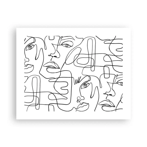 Poster - Tangled up in Emotions - 50x40 cm