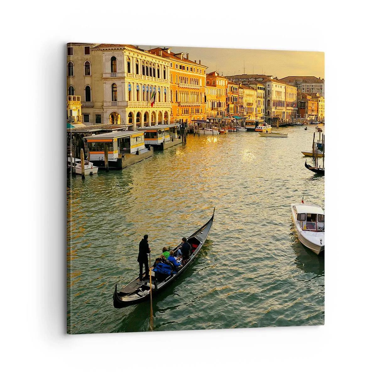 Canvas picture - On the Sunny side of a Street - 60x60 cm