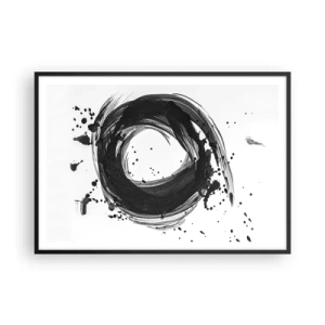 Poster in black frame - Whirl of Creation - 100x70 cm