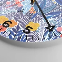 Clock face with numbers