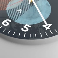 Clock face with numbers