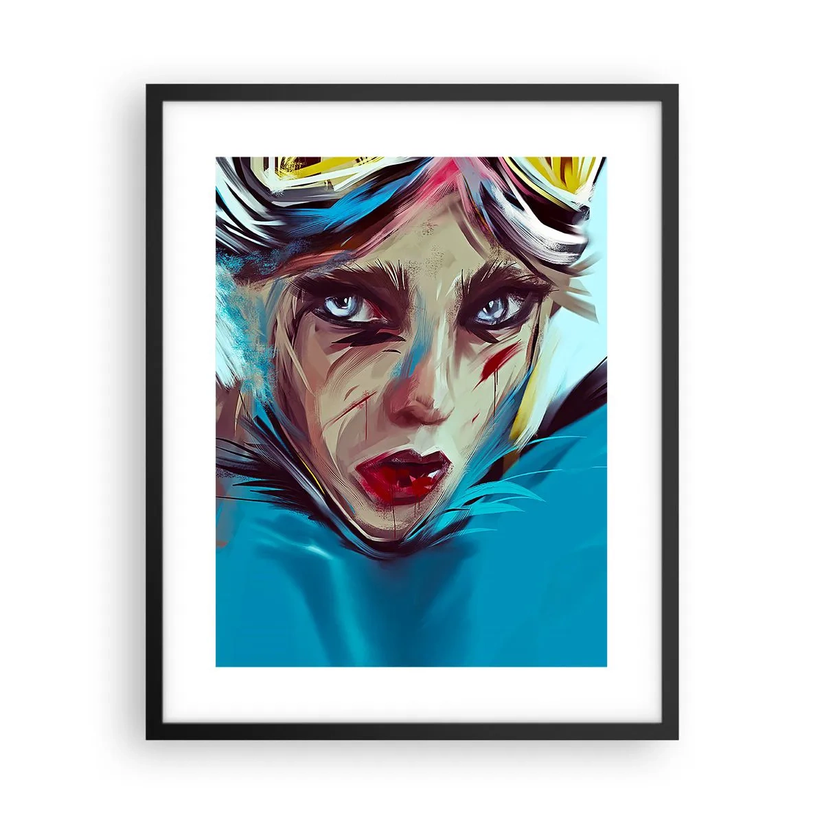 Poster in black frame - Road Mistress - 40x50 cm