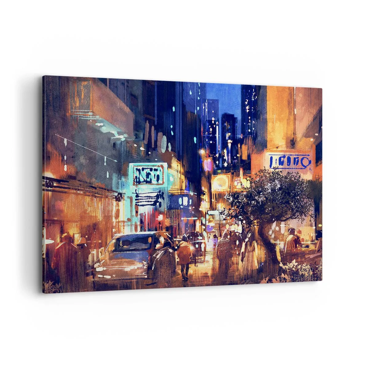 Canvas picture - City Doesn't Sleep - 100x70 cm
