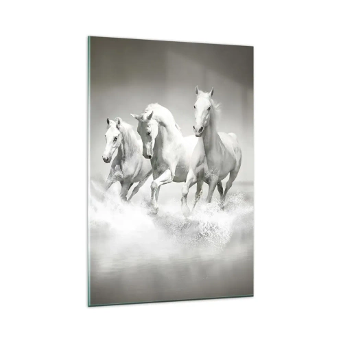 Glass picture - White Madness - 80x120 cm