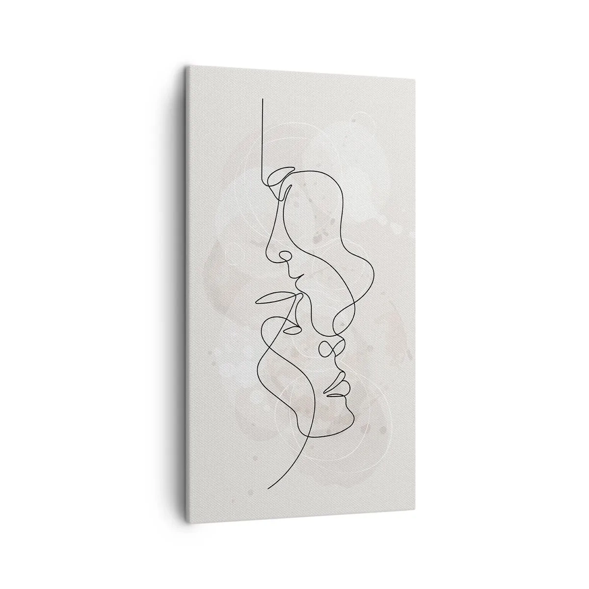 Canvas picture - Tangled up in an Embrace - 45x80 cm