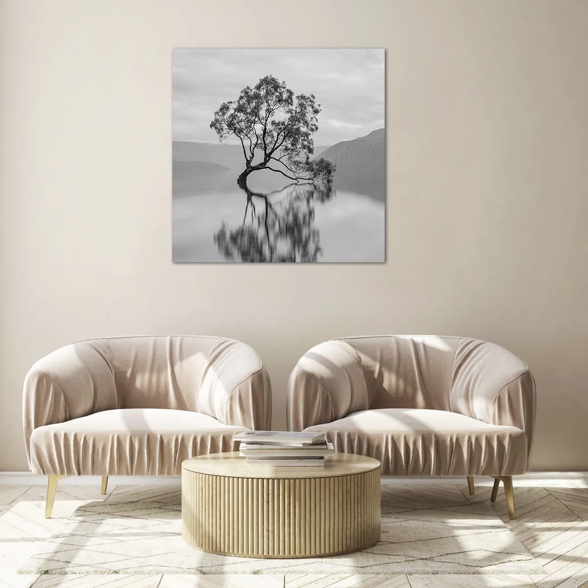 Glass picture - There Is Such Country - 40x40 cm