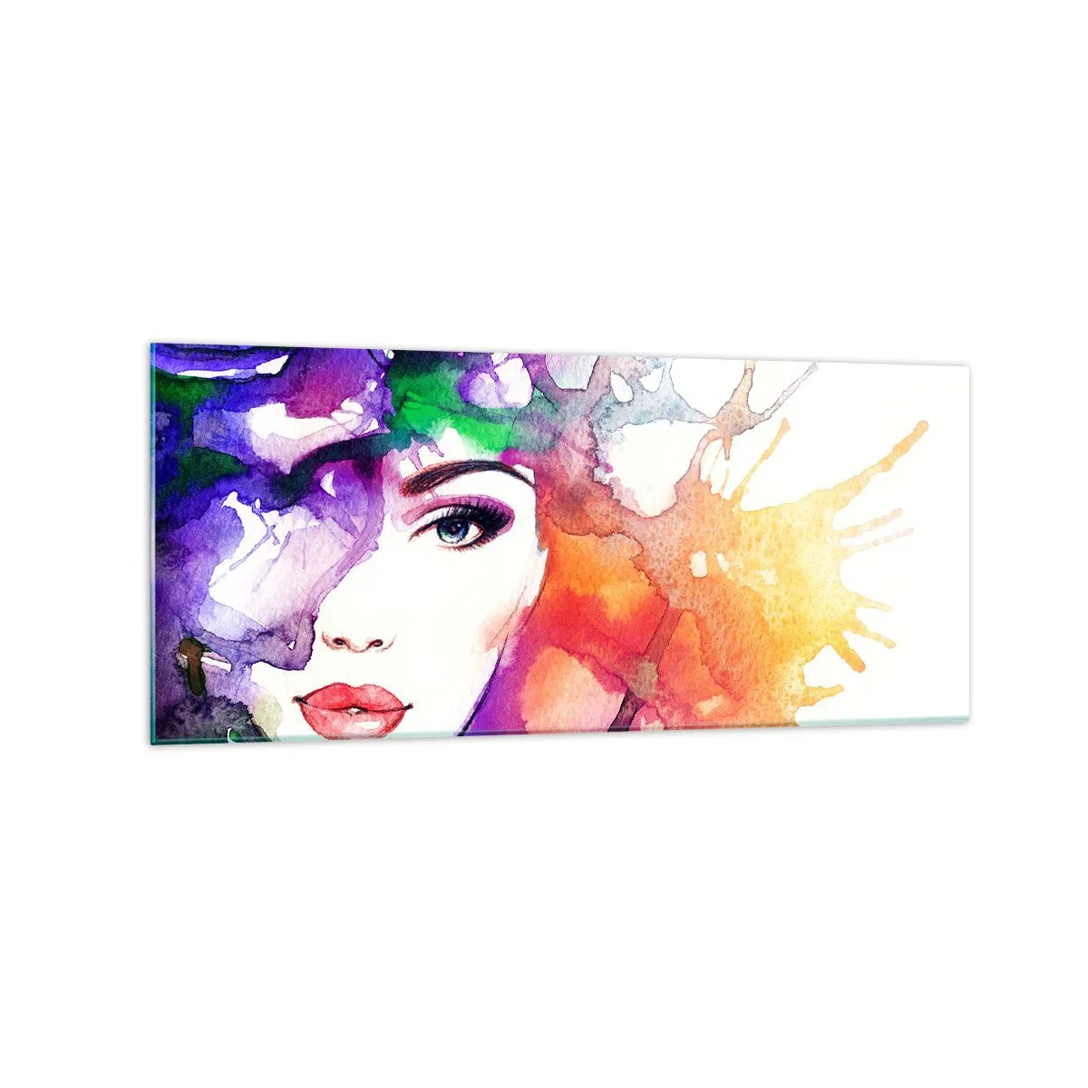 Glass picture - With Head in the Clouds - 120x50 cm