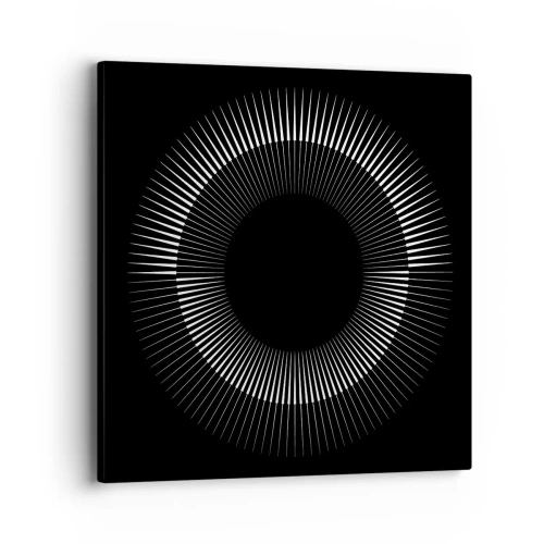 Canvas picture - Black Sun - 40x40 cm