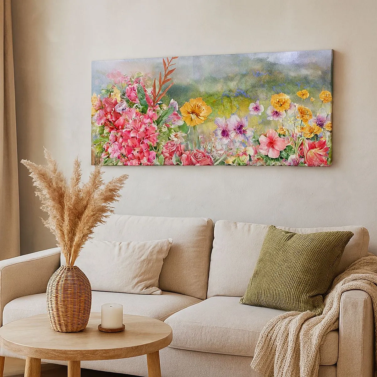 Canvas picture - Garden which Went Crazy - 100x40 cm