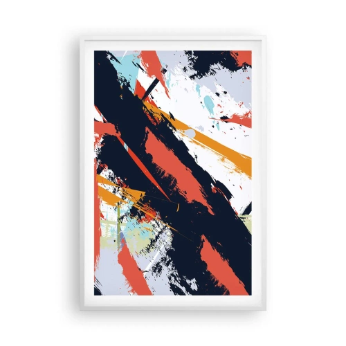 Poster in white frmae - Dynamic Composition - 61x91 cm