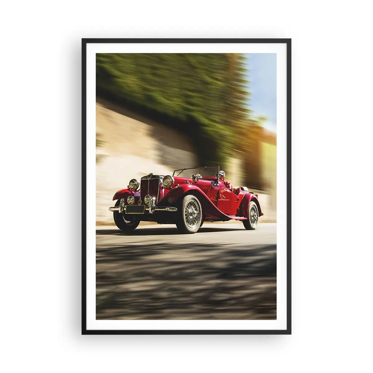 Poster in black frame - More Beautiful than Nike of Samothrace - 70x100 cm