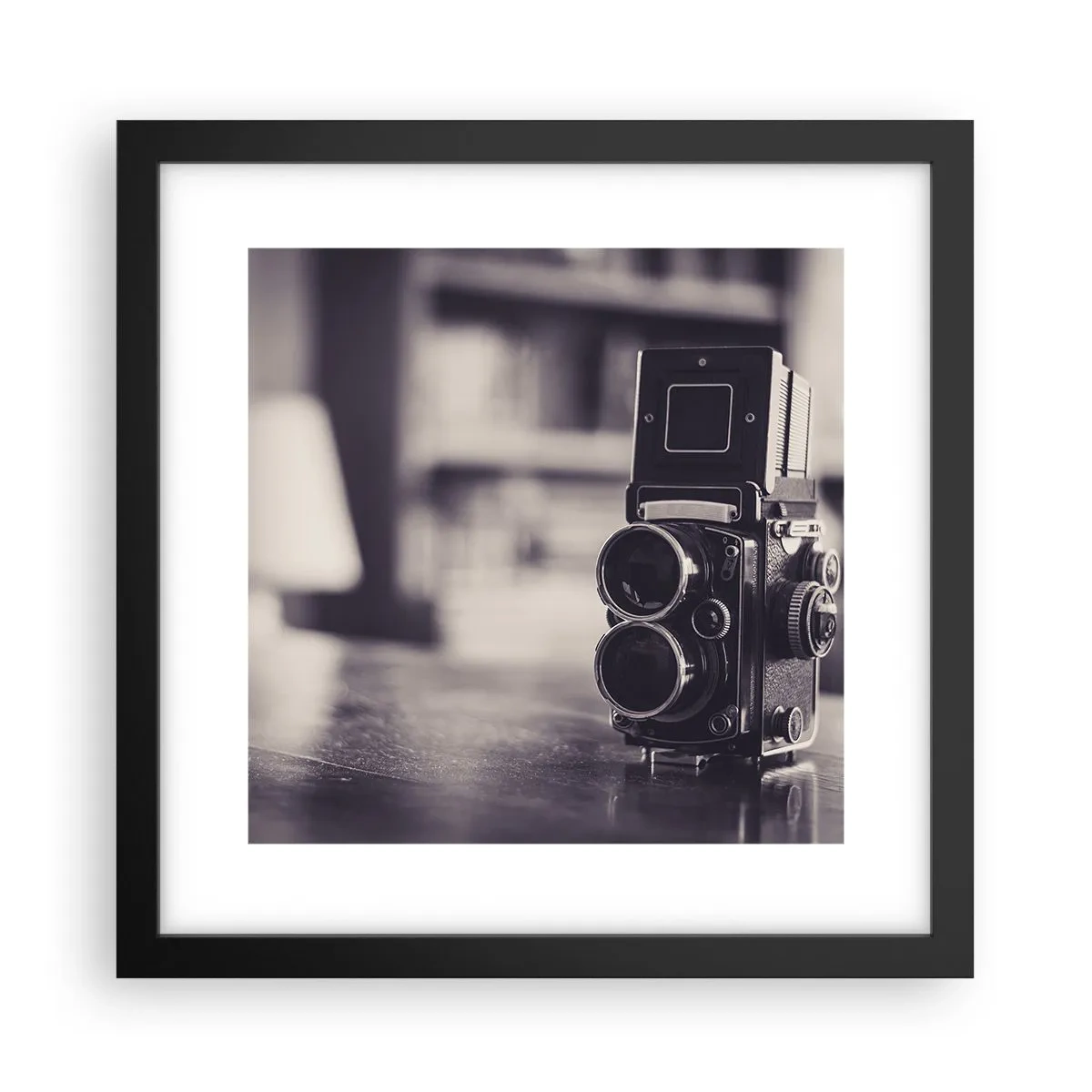 Poster in black frame - Magic of the Old Photograph - 30x30 cm