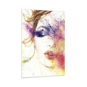 Glass picture - Rainbow Dizziness - 50x70 cm