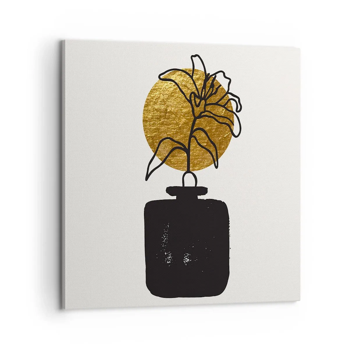 Canvas picture - Beauty Precious as Gold - 60x60 cm